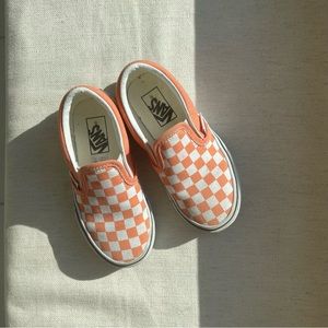 KIDS CLASSIC SLIP-ON CHECKERBOARD SHOE